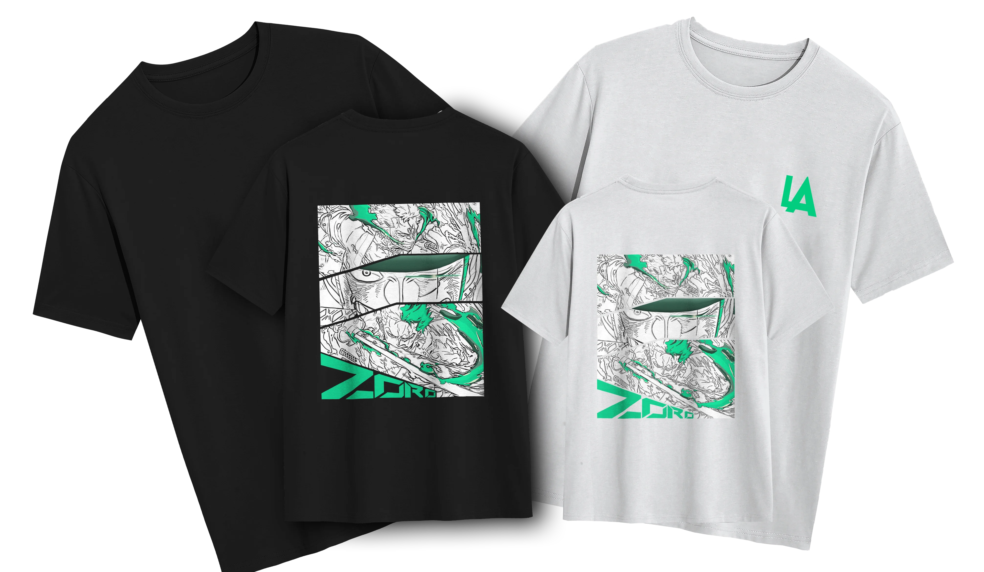 LA Shirt — Desain Kaos oleh Titik Senyap Studio. Desain kaos minimalis, menonjolkan elemen visual tanpa menghilangkan identitas karakter dan nilai brand.