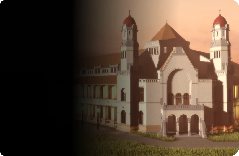 Lawang Sewu — Game Roblox oleh Titik Senyap Studio. Pengembangan game Roblox Lawang Sewu yang mengadaptasi elemen arsitektur dan suasana ikoniknya ke dalam pengalaman interaktif yang imersif.